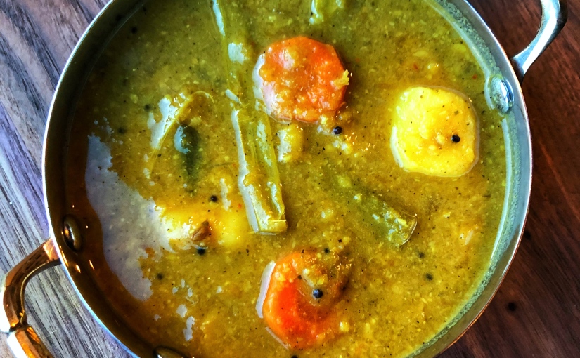 Sambar (a south indian vegetable stew)